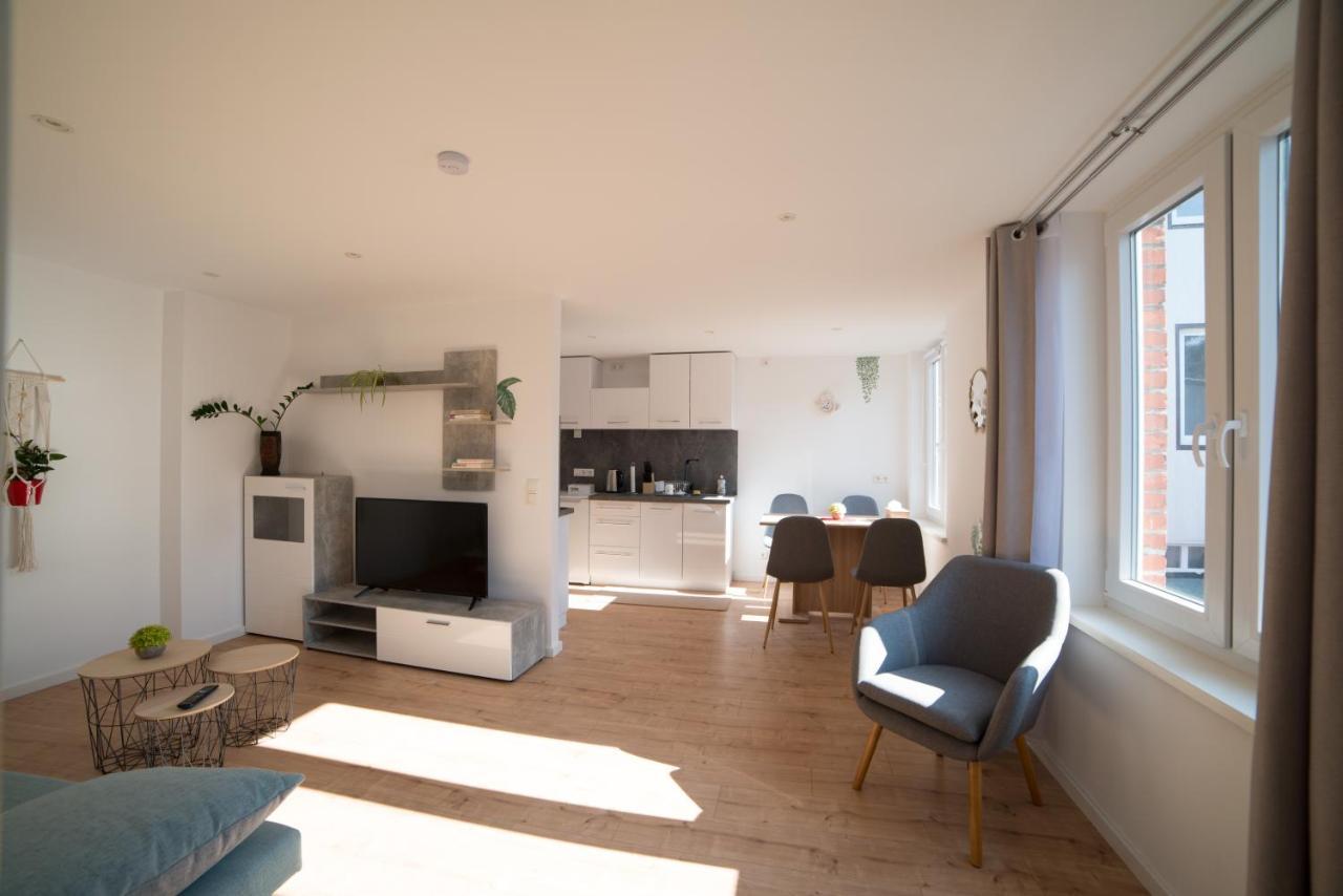 Schoene Ferienwohnung 54 M², Zentrumsnah, Kingbett 埃尔福特 外观 照片